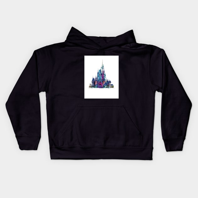 One Special Castle Kids Hoodie by digitaldoodlers